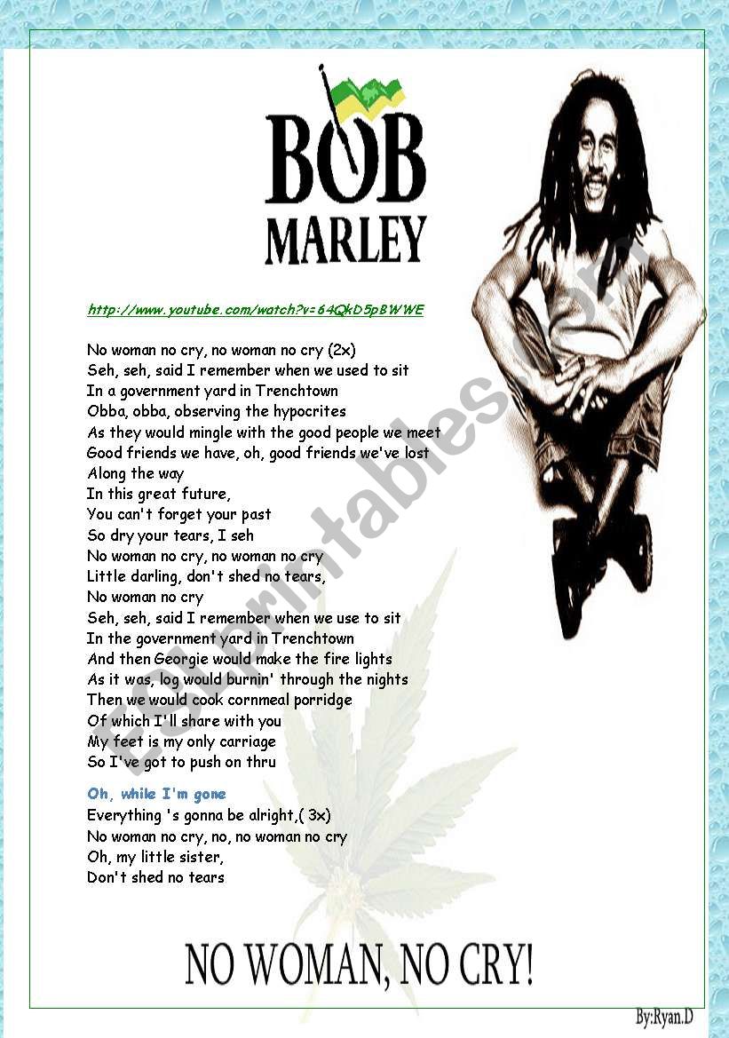 The Meaning Behind Bob Marley's No Woman, No Cry
