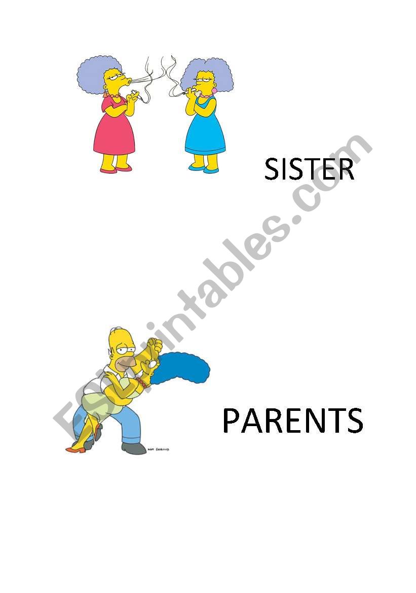 The Simpsons 4 worksheet