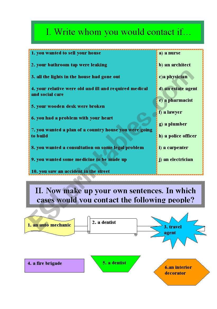 Second Conditional worksheet