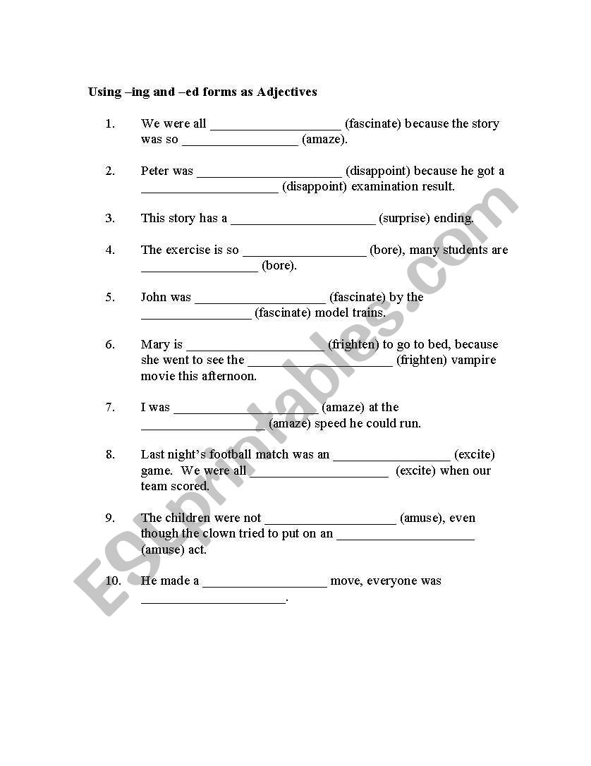 using-ing-and-ed-forms-as-adjectives-esl-worksheet-by-jupiter3