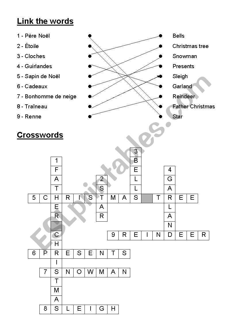 xmas worksheet