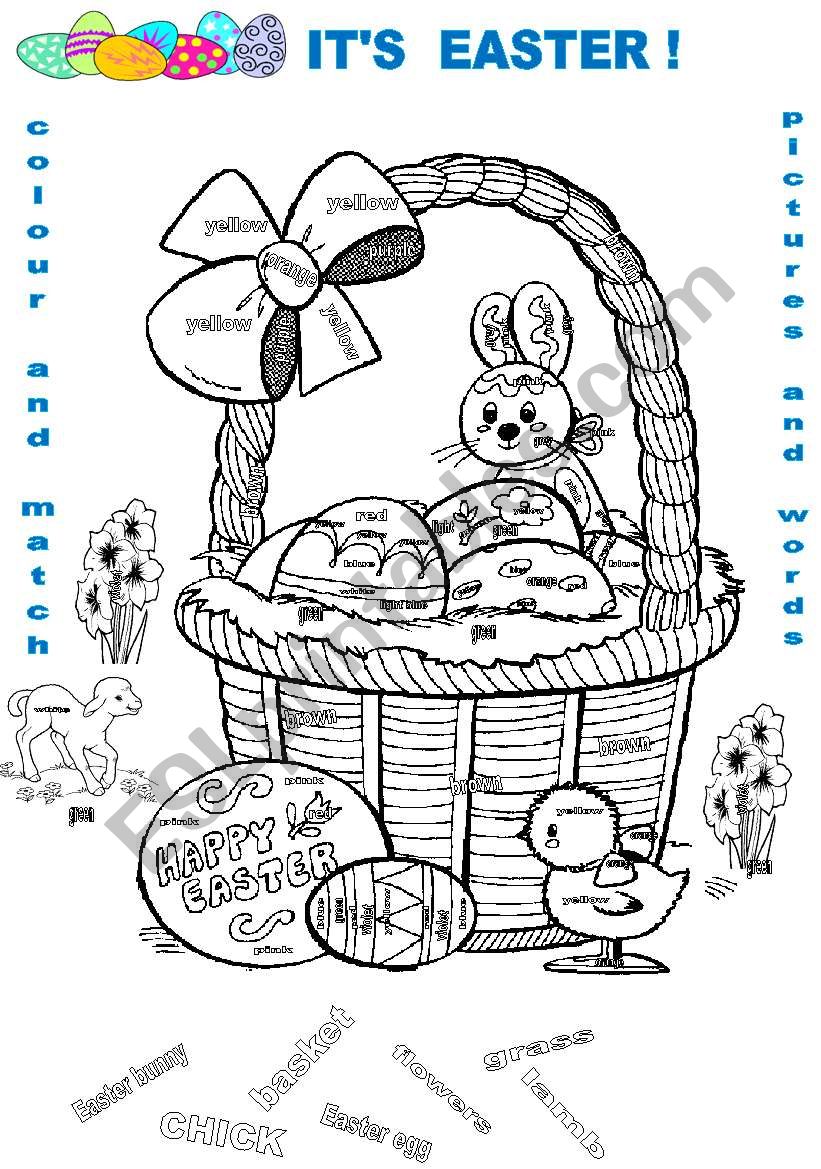 It´s Easter! - ESL worksheet by LIA THE TEACHER