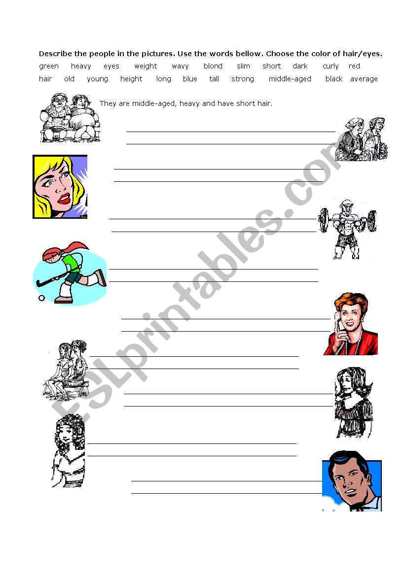 What do they look like worksheet