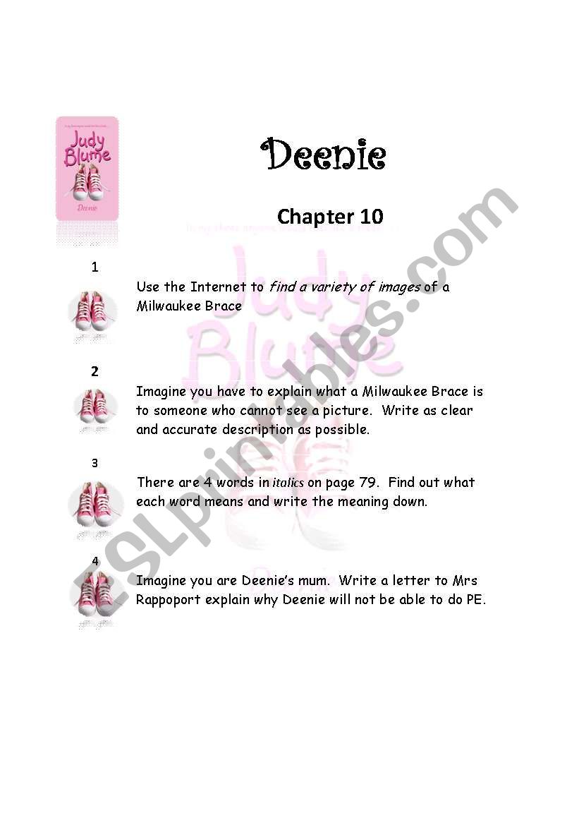 Deenie Chapter 10 By Judy Blume