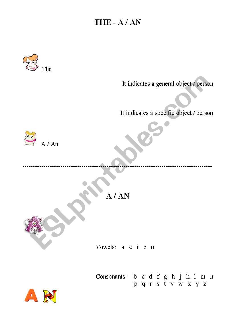 A-AN worksheet