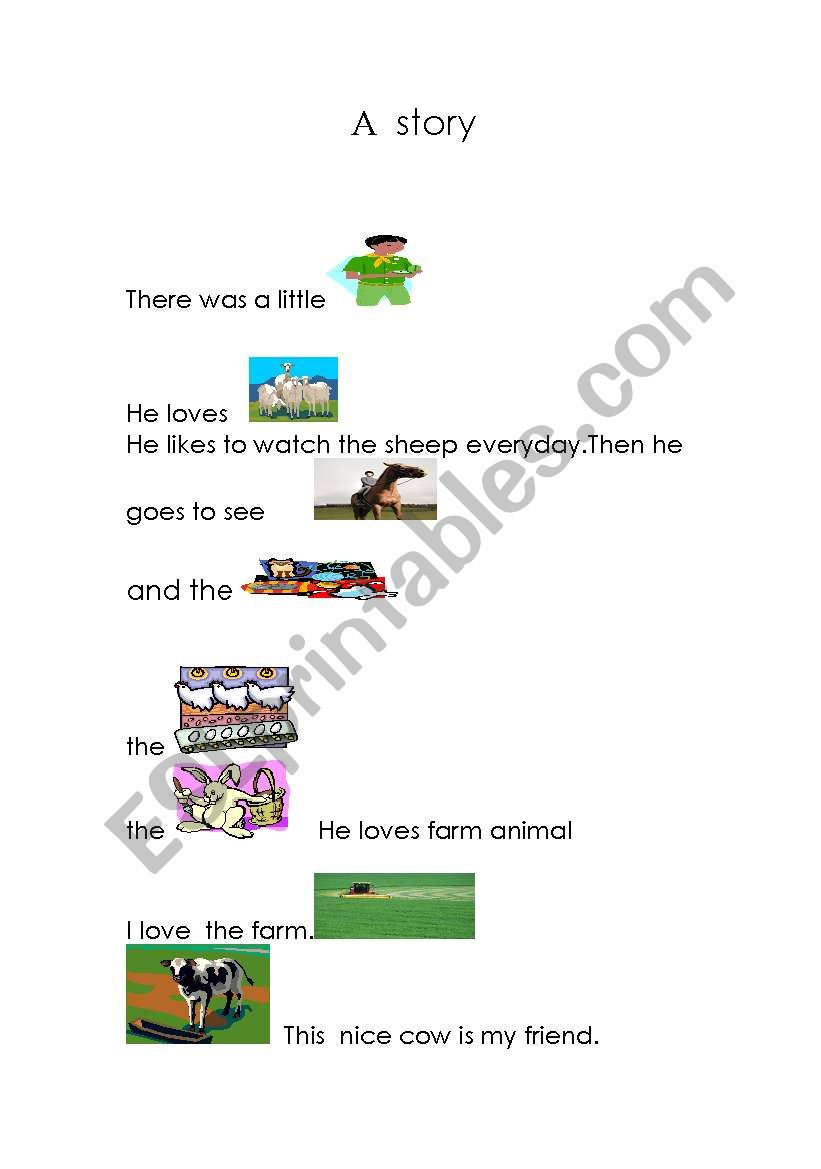 farm animals worksheet