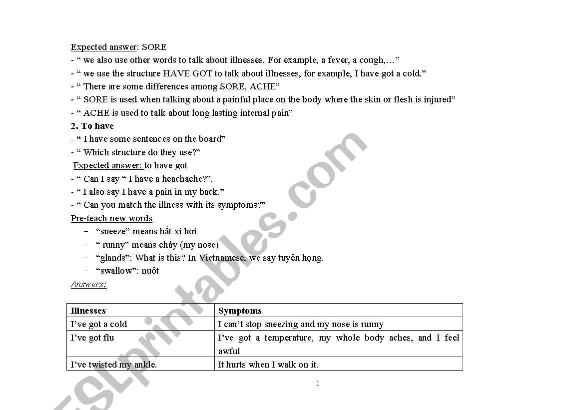 lesson plan worksheet