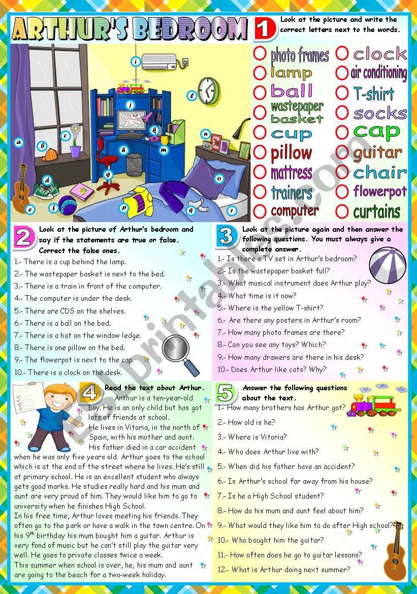 THINGS IN THE HOUSE PICTIONARY - ESL worksheet by Katiana