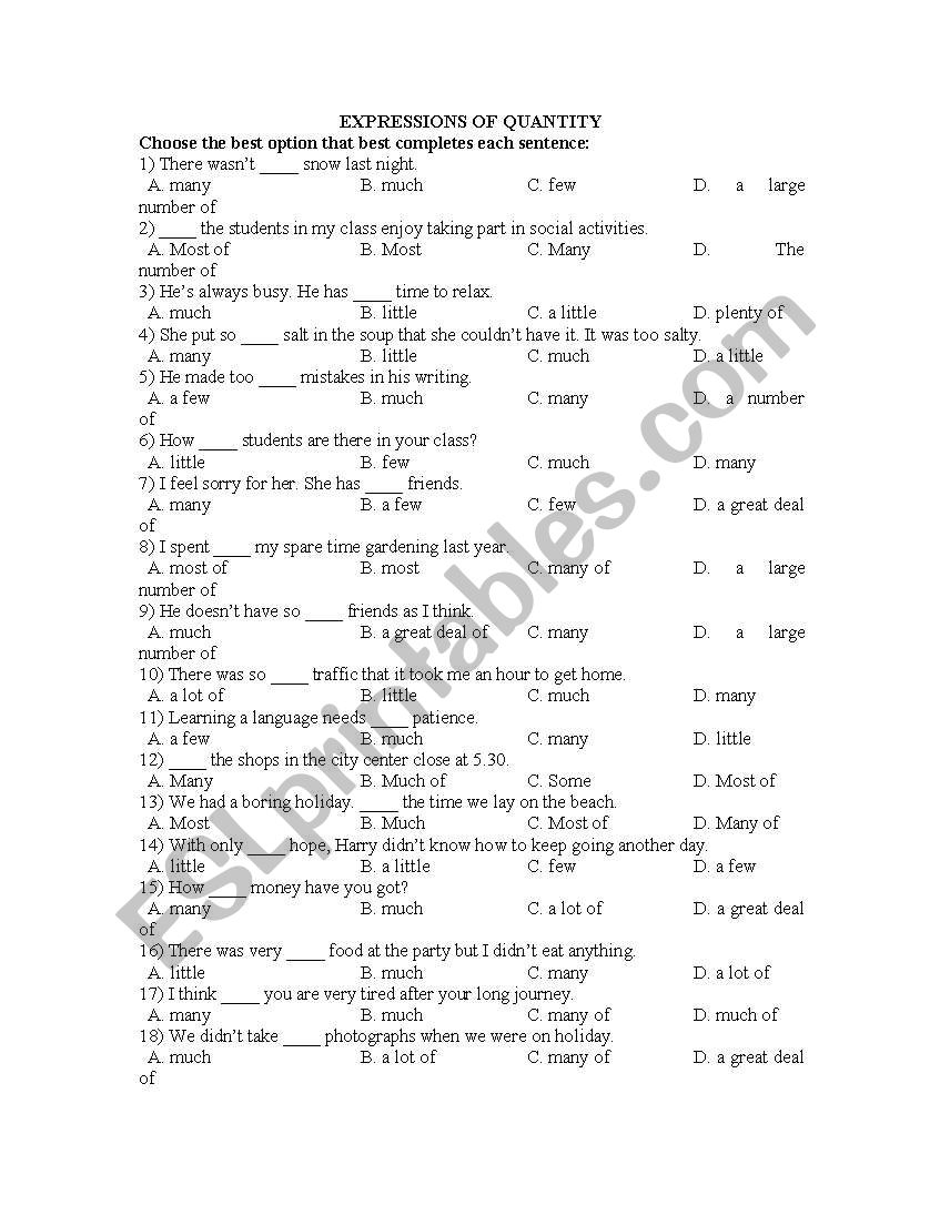 ENGLISH GRAMMAR  worksheet