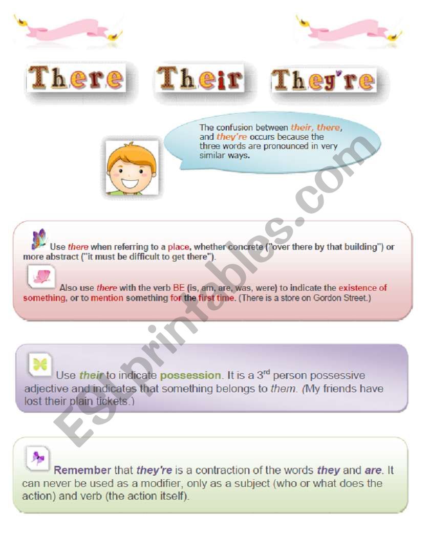 There, their, they´re - ESL worksheet by yanis01