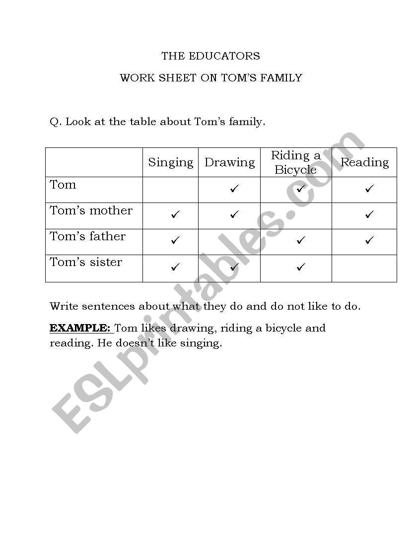 English worksheets: Myself Worksheet