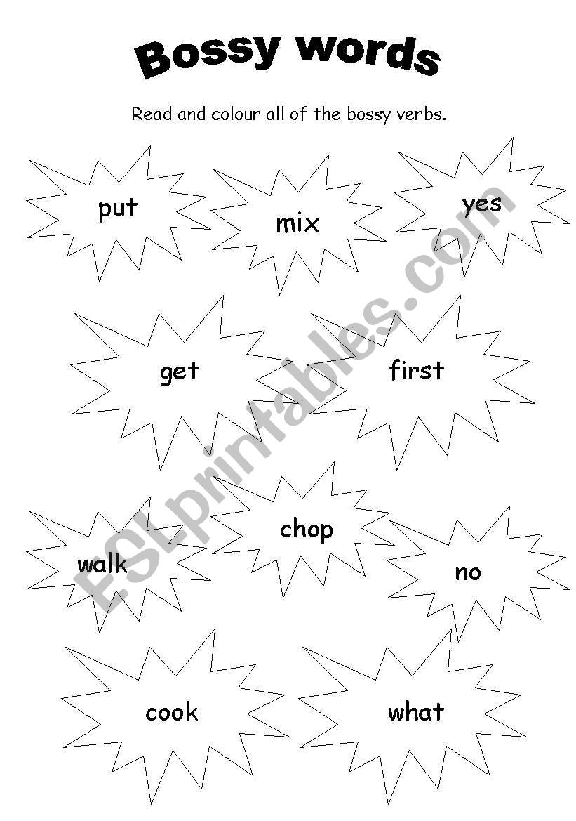 english-worksheets-bossy-words