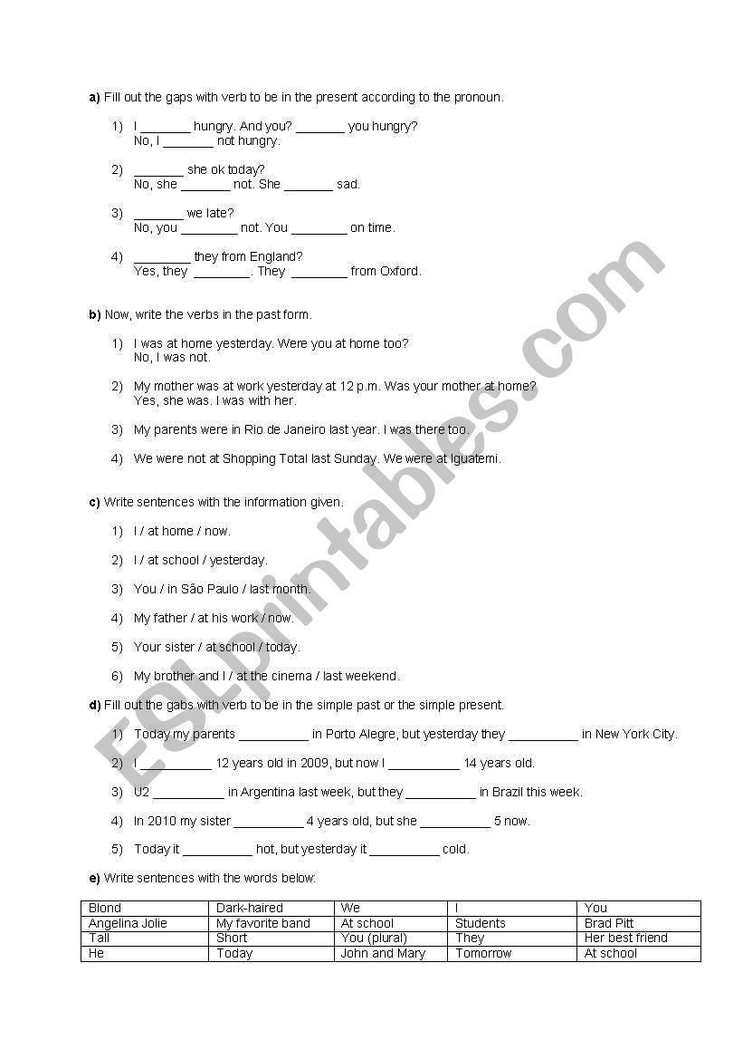 verb-to-be-present-and-past-esl-worksheet-by-vanessacardoso-cs