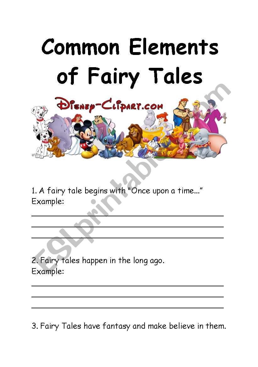 What Are Some Common Elements Of Fairy Tales