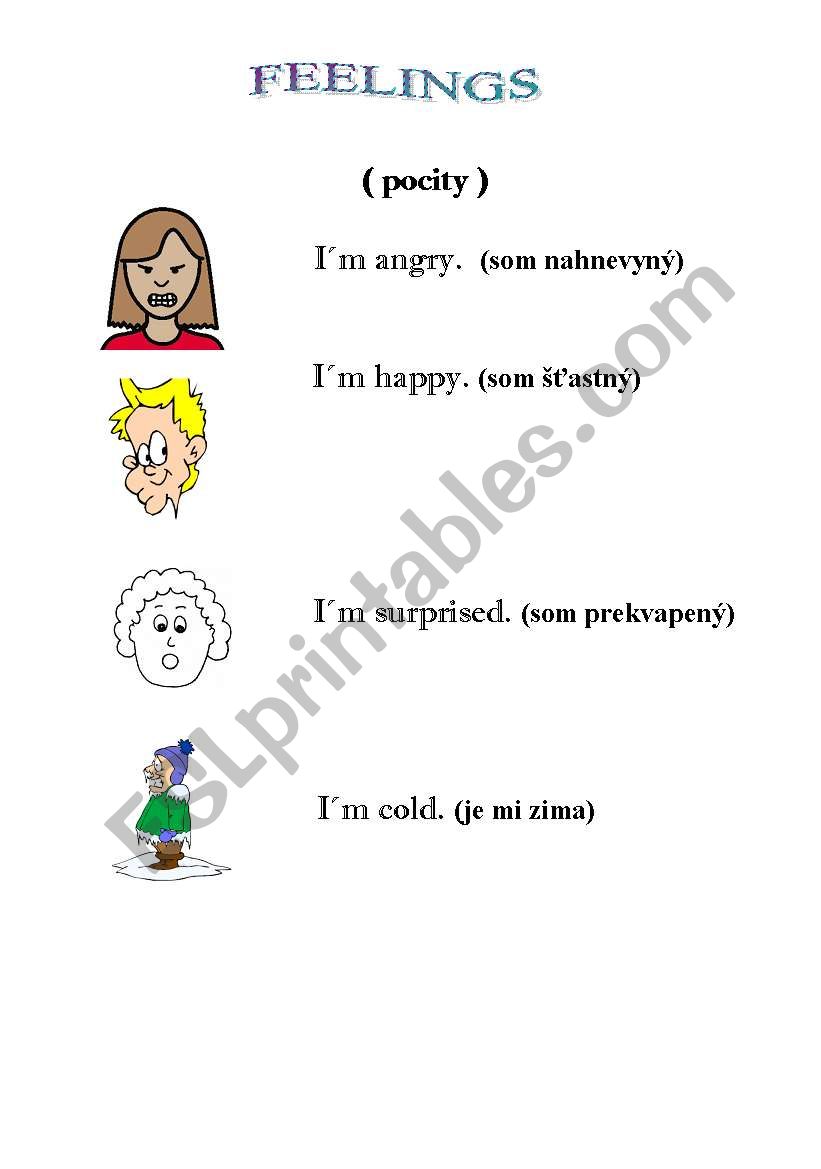 feelings worksheet