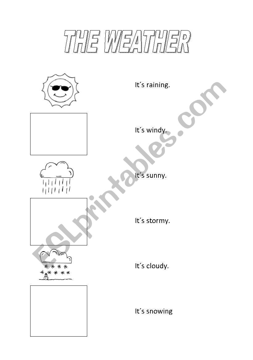 Weather worksheet