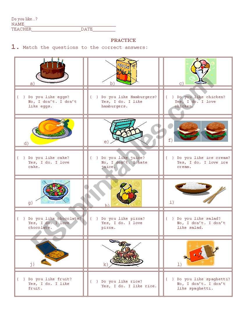 Do you like_practice 2 worksheet