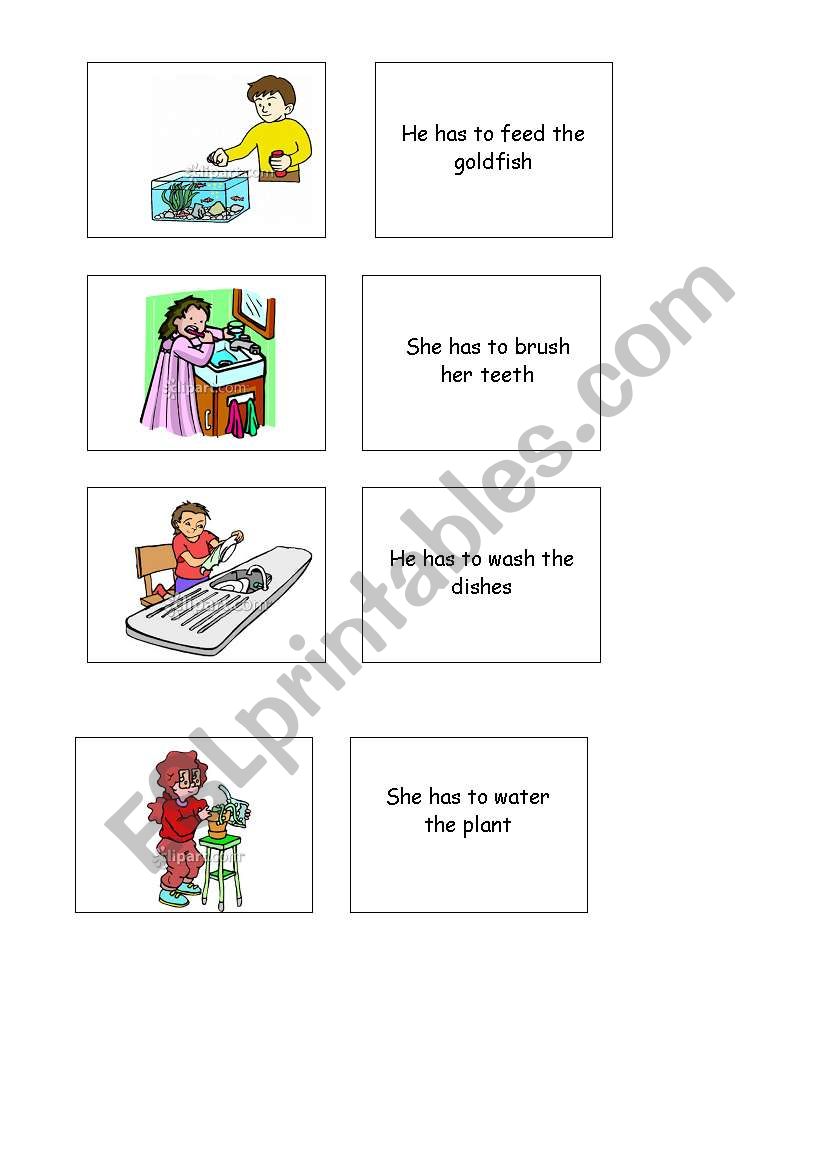 matching  worksheet