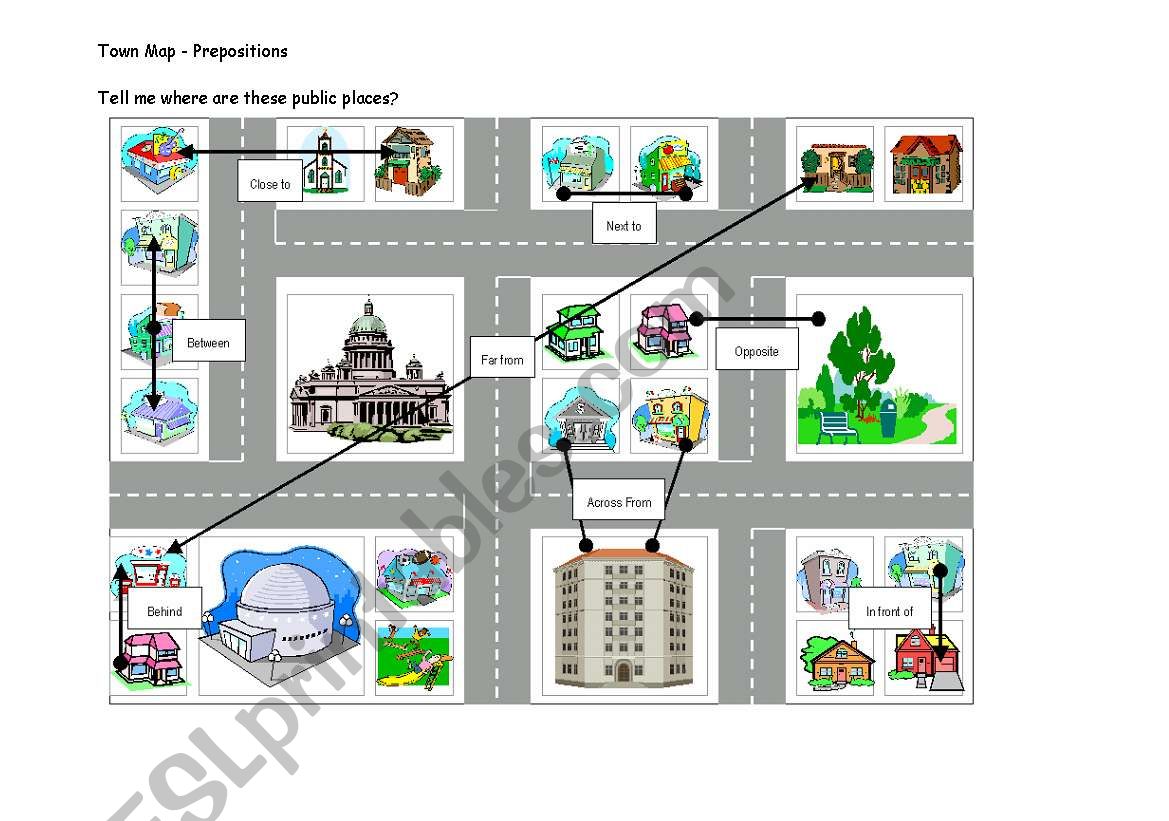 Blank Town Map For Kids