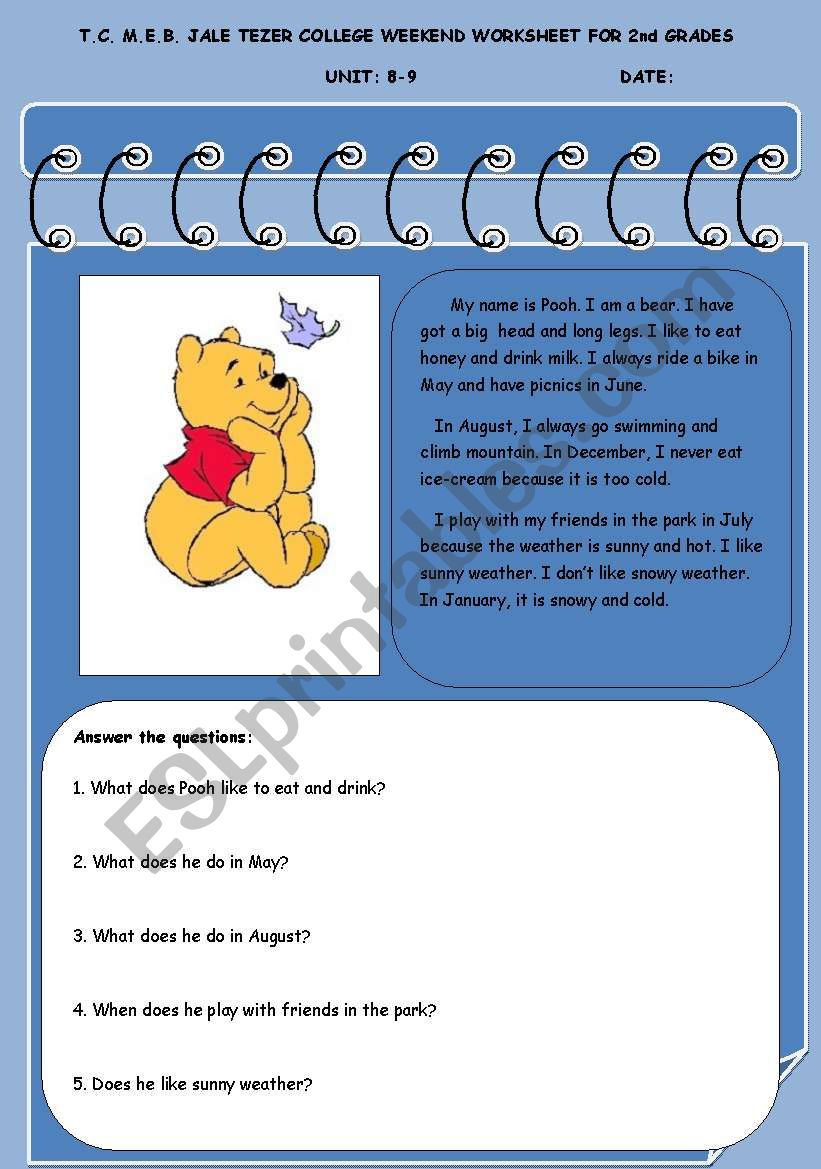 An easy paragraph ESL worksheet by yasmin_en