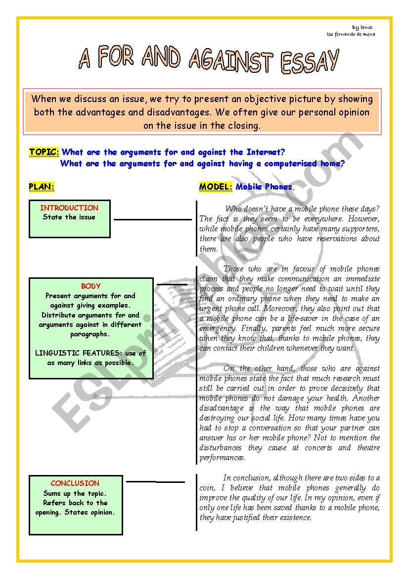 argumentative thesis statement worksheet
