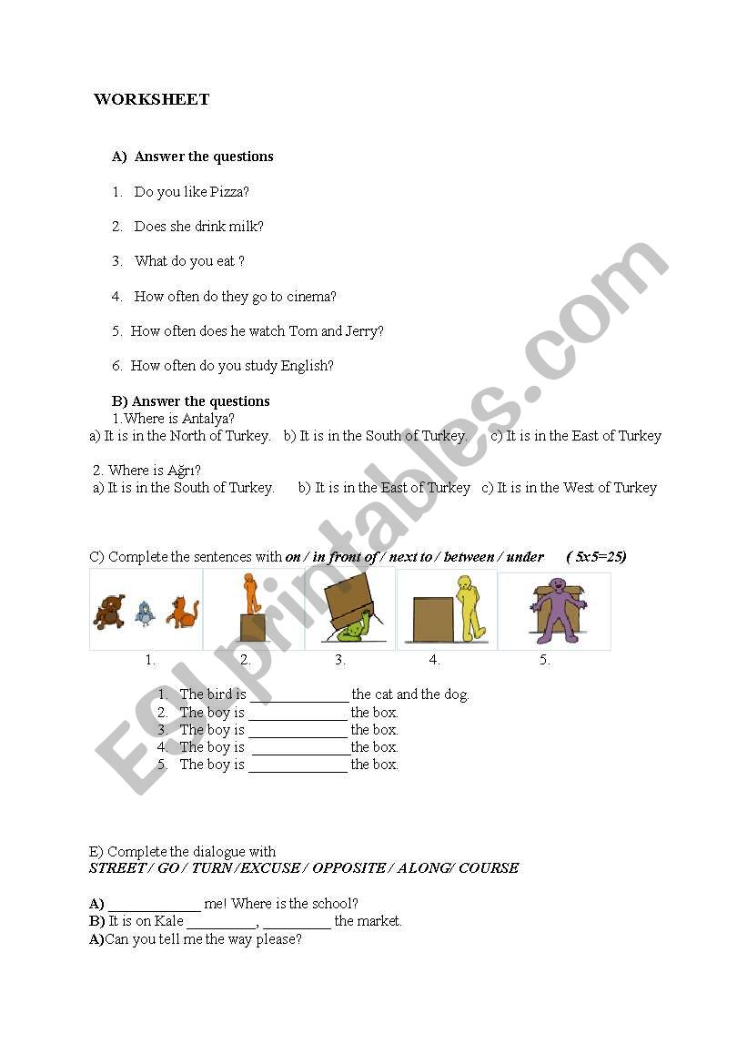 WORKSHEET worksheet