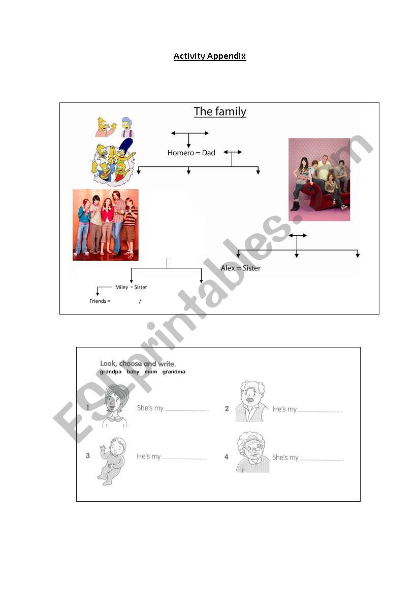 family worksheet