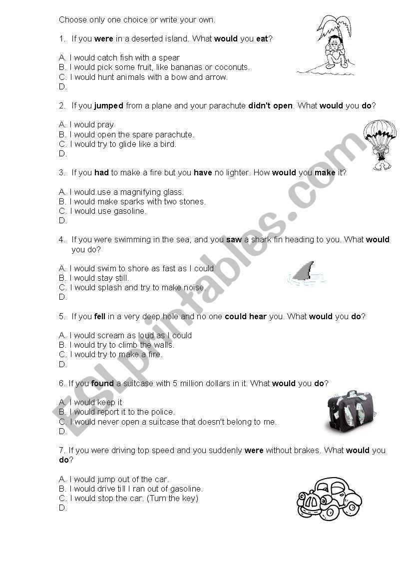 conditionals abc worksheet