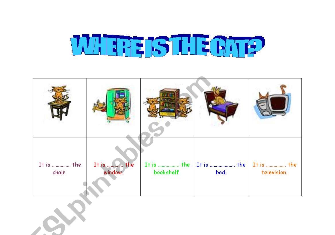 Prepositions worksheet