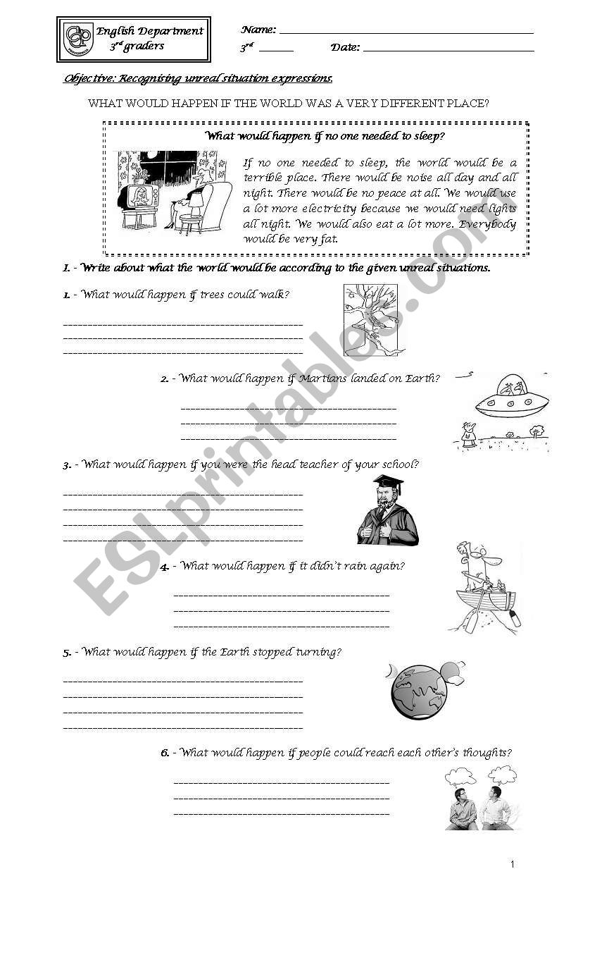 what would happen worksheet