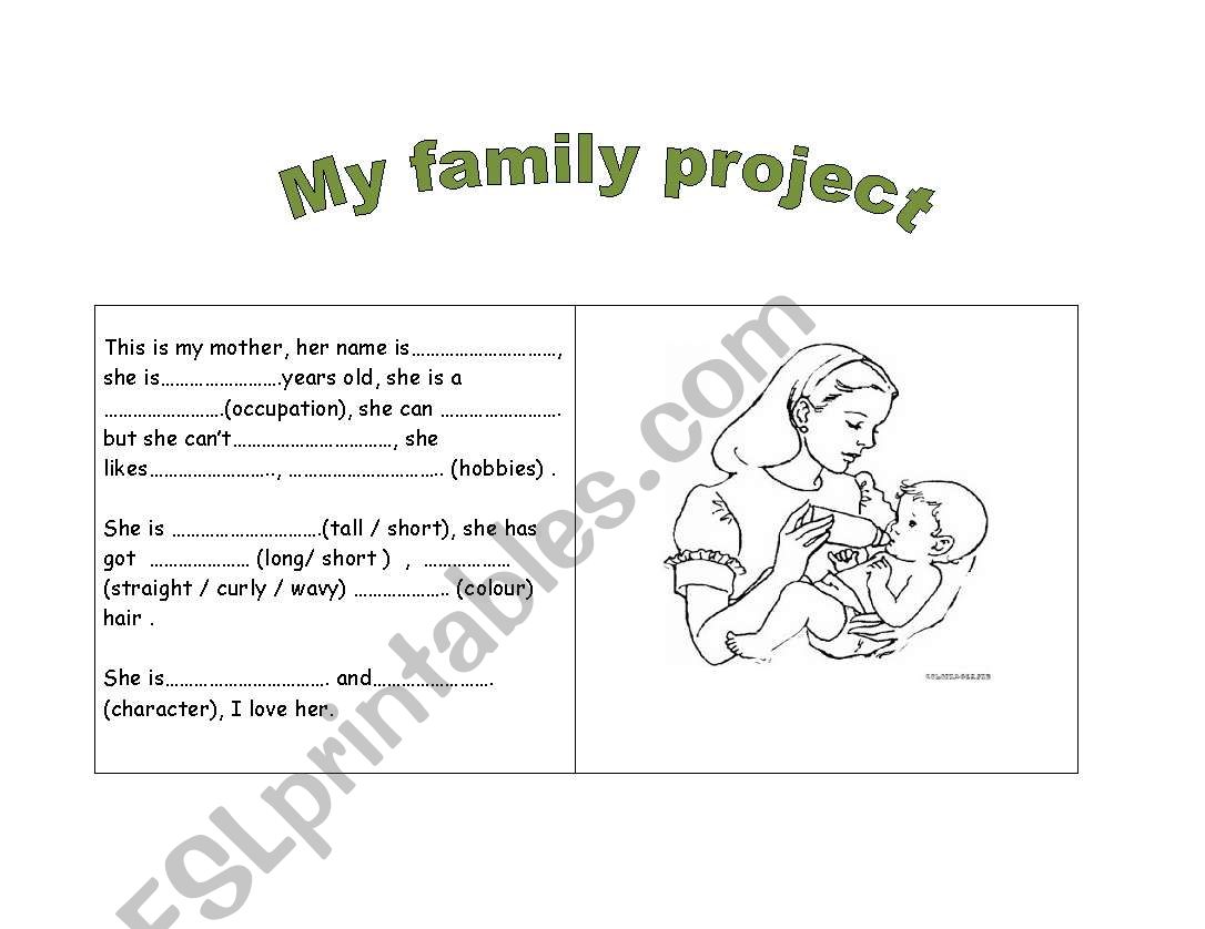 my-family-project-esl-worksheet-by-sramoss