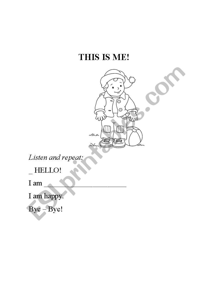 Hi. This is me worksheet