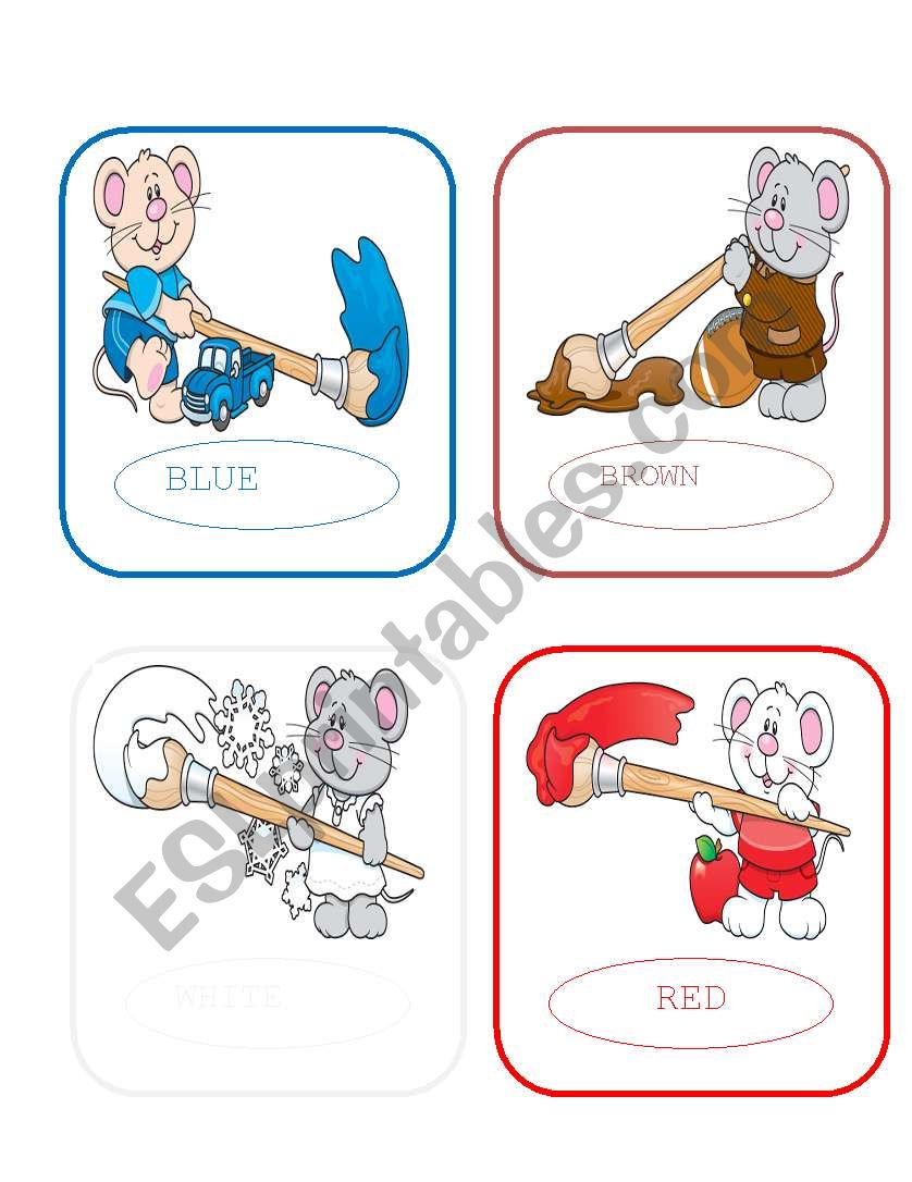 Color mouse (part. 2) worksheet