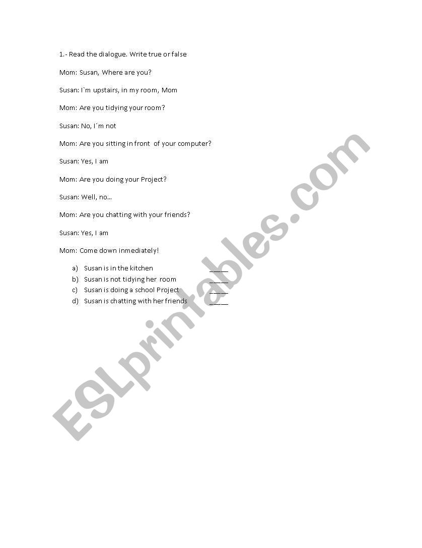 Exercices  worksheet