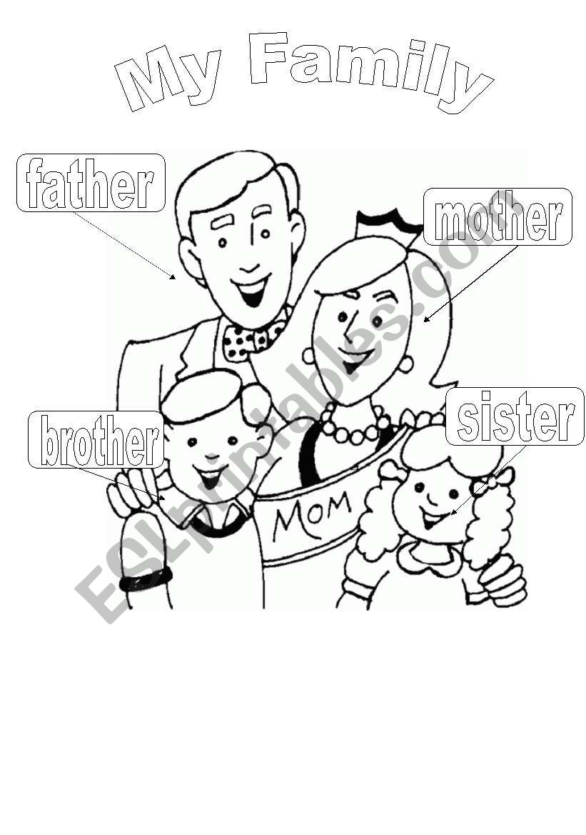 the family - ESL worksheet by fslq