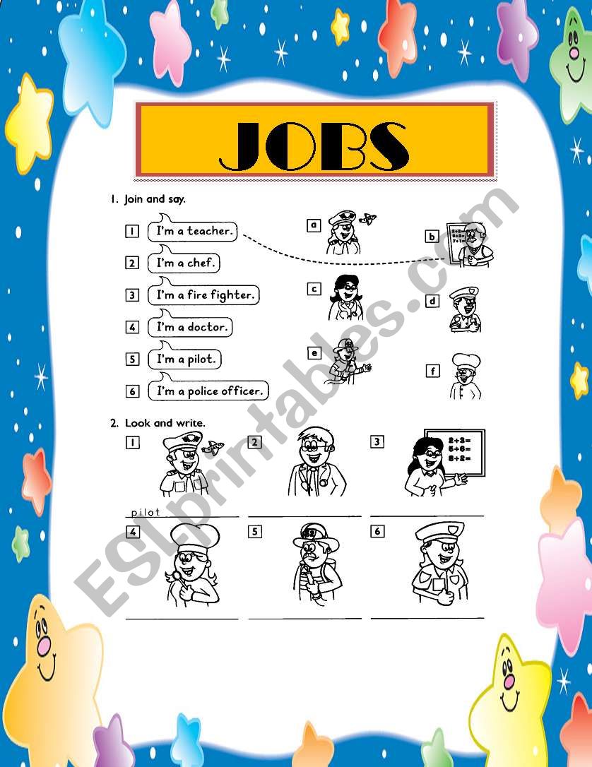 JOBS worksheet