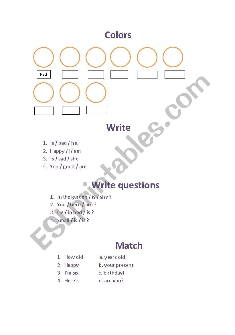 elementary worksheet worksheet