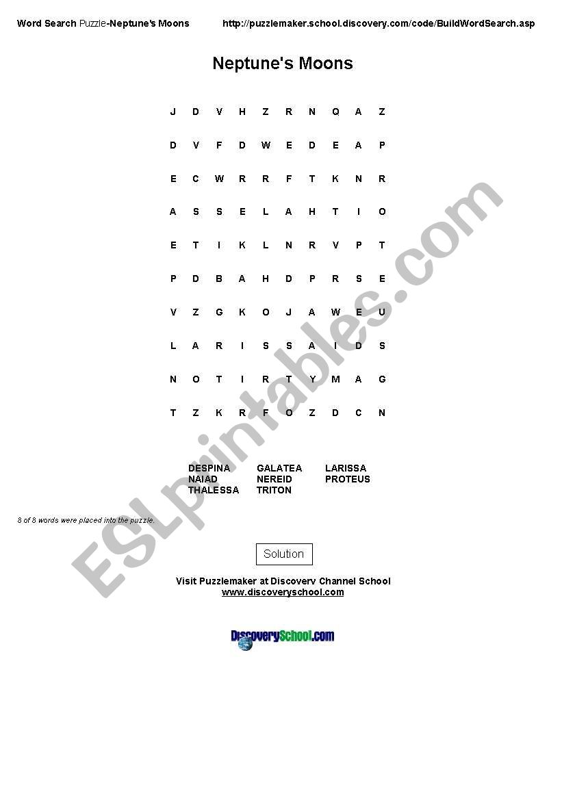 PUZZLE worksheet