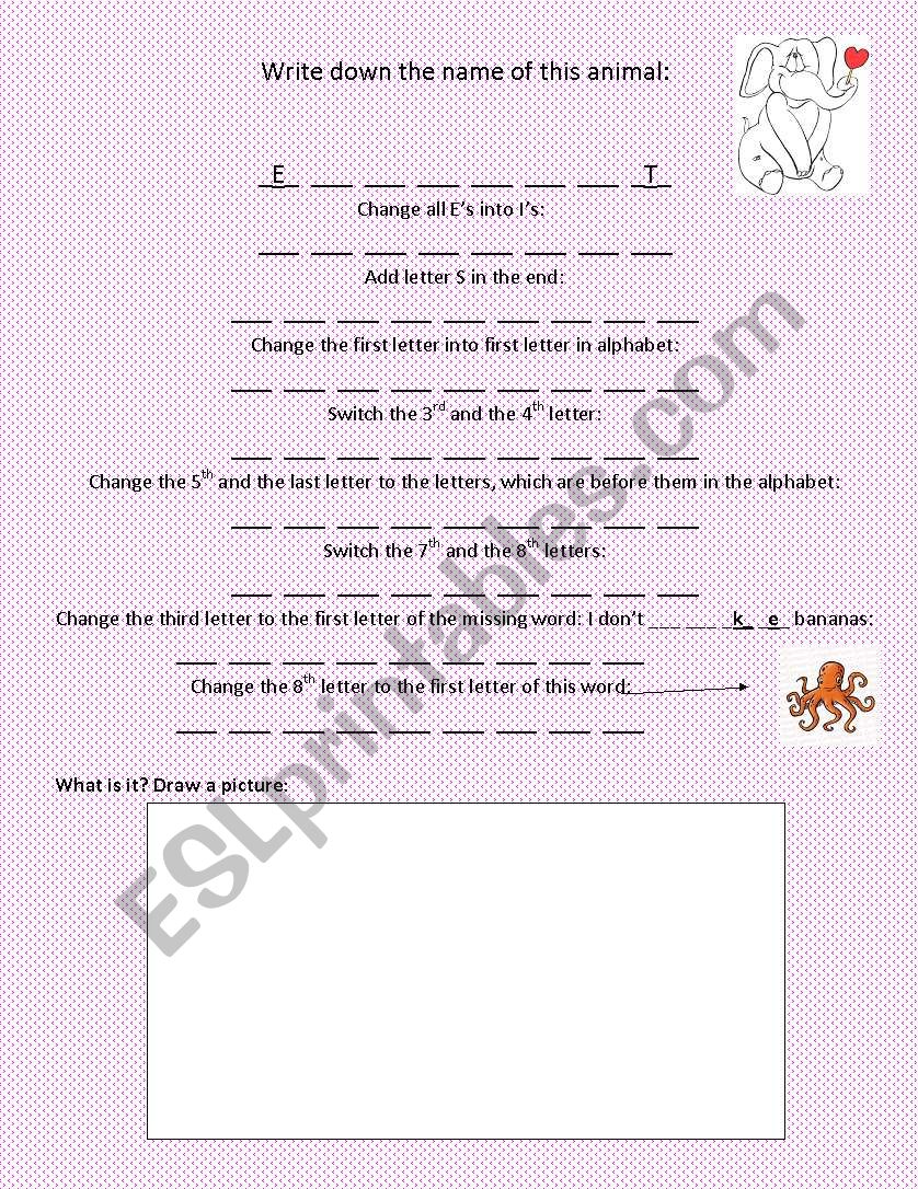 cute puzzle worksheet