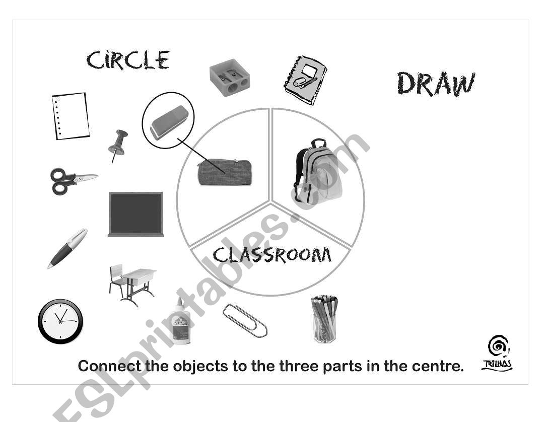 classroom vocabulary worksheet