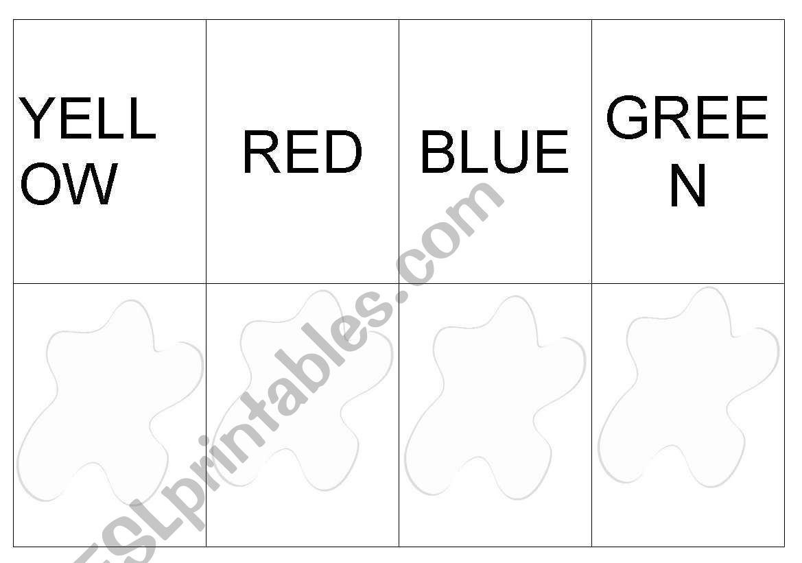 4 colors and pictures part 1 worksheet