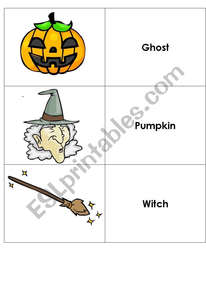 Halloween worksheet