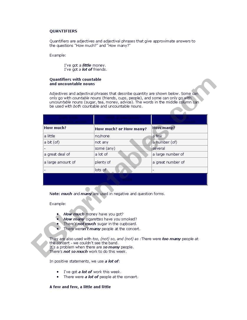 countable noun worksheet