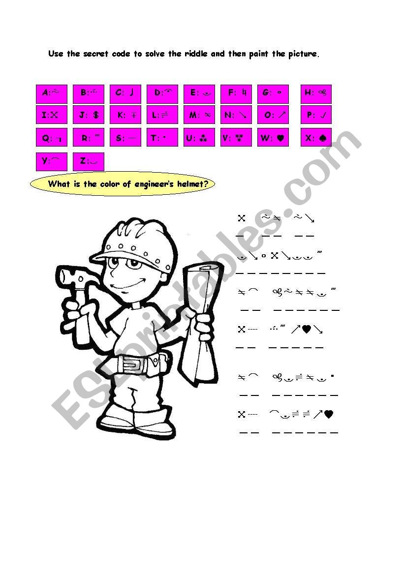 puzzle worksheet