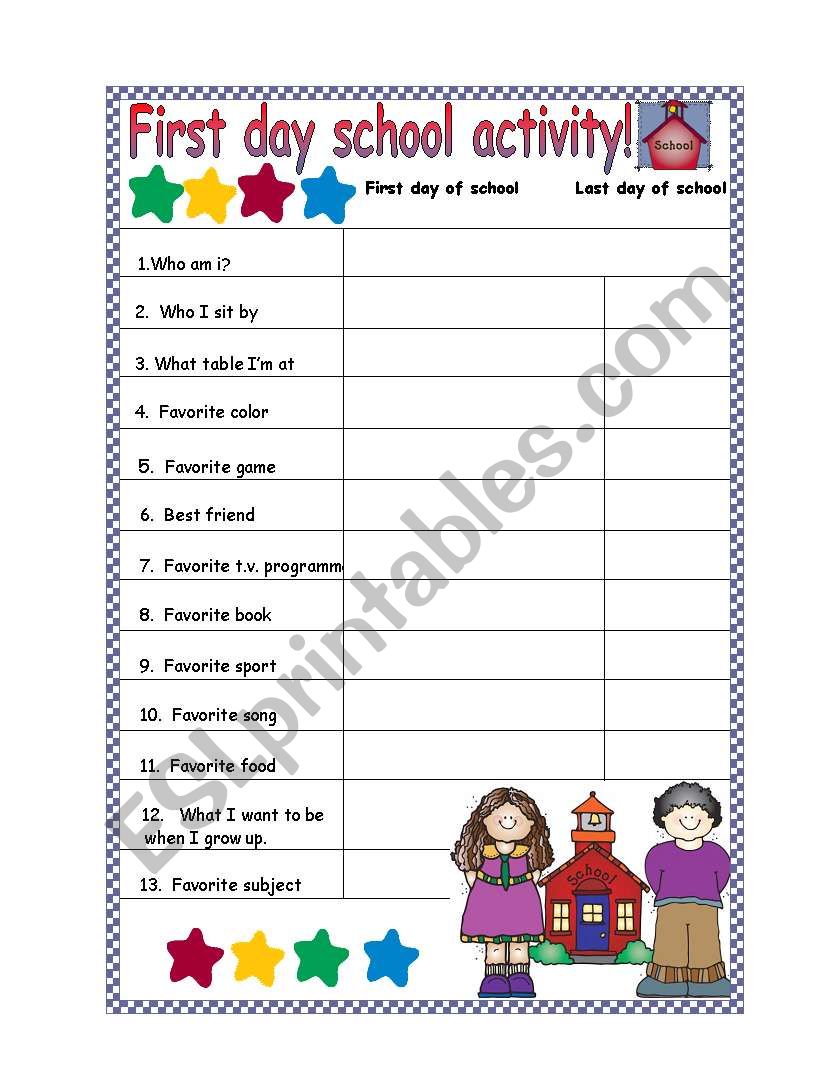 activity-for-the-first-day-of-school-esl-worksheet-by-eslmyriam