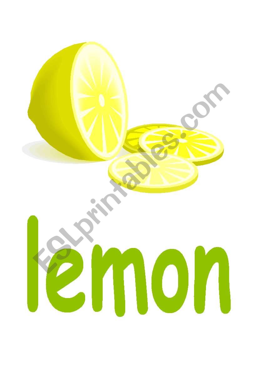 lemon worksheet