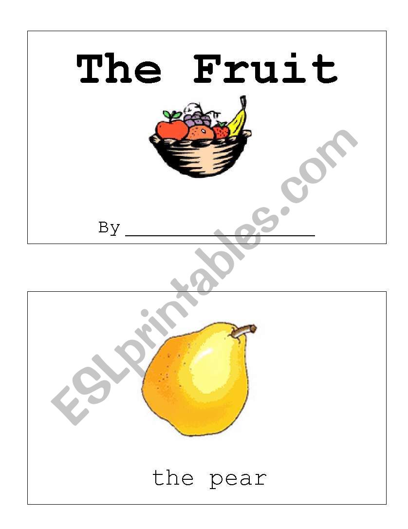 The Fruit worksheet