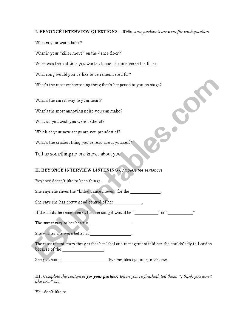 if i were a boy worksheet