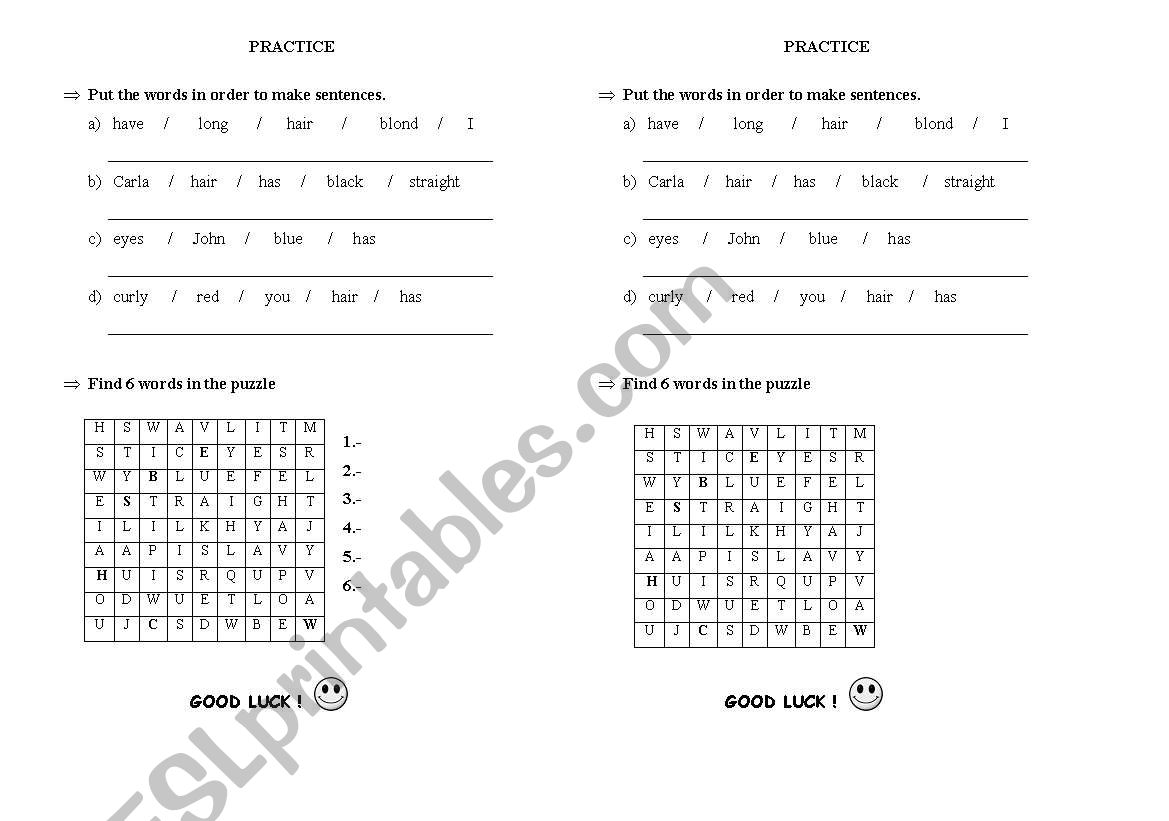 Simple present worksheet