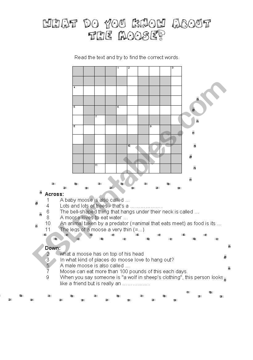 Eland Cousin Crossword Puzzle Clue 55 Crossword Clue Spiny Tree
